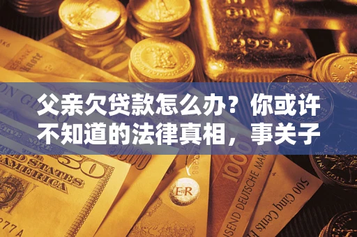 济南父亲欠贷款怎么办？你或许不知道的法律真相，事关子女未来