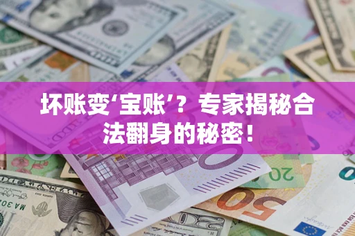 济南坏账变‘宝账’？专家揭秘合法翻身的秘密！