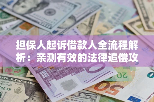 济南担保人起诉借款人全流程解析：亲测有效的法律追偿攻略