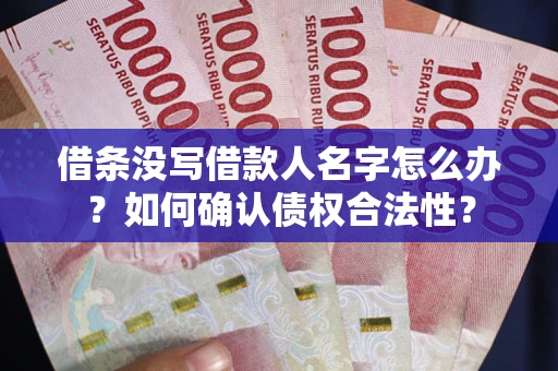 济南借条没写借款人名字怎么办？如何确认债权合法性？