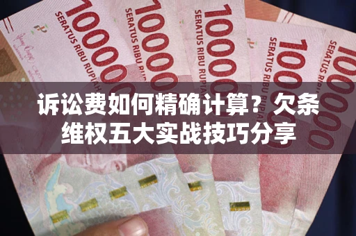 济南诉讼费如何精确计算？欠条维权五大实战技巧分享