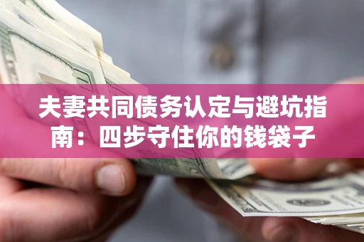 济南夫妻共同债务认定与避坑指南：四步守住你的钱袋子