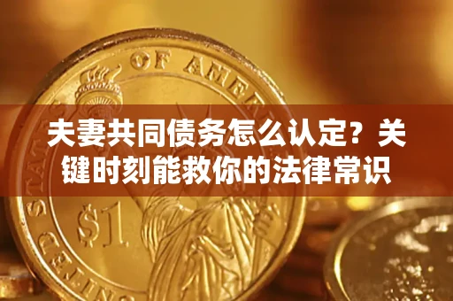 济南夫妻共同债务怎么认定？关键时刻能救你的法律常识