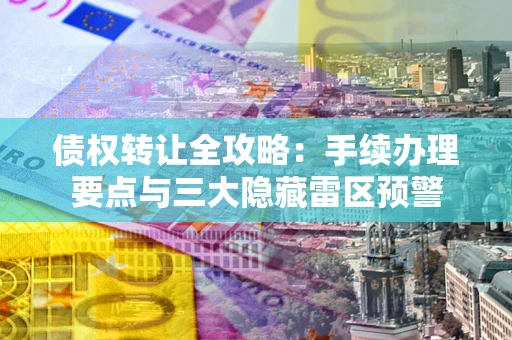 济南债权转让全攻略：手续办理要点与三大隐藏雷区预警